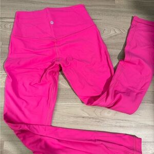 Lululemon align leggings pink size 6